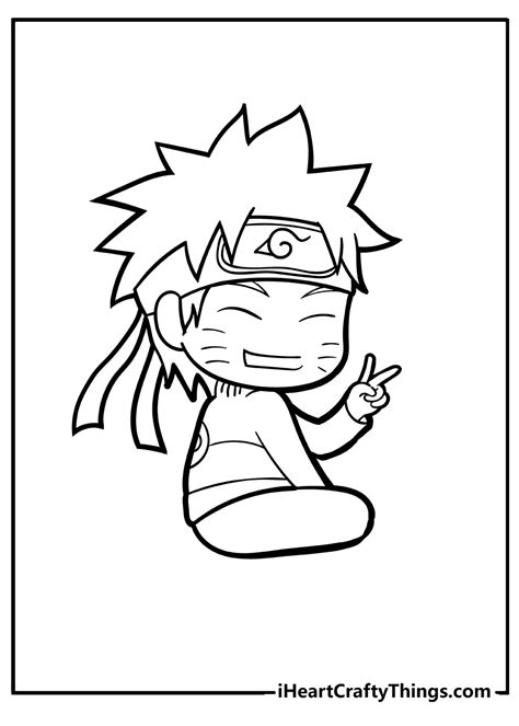 Chibi Naruto Coloring Page Anime Coloring Pages Hot Sex Picture