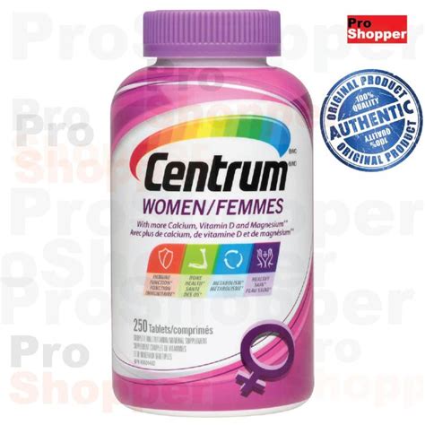 Centrum Complete Multivitamin And Mineral Supplement For Women 60 Tablets Lazada Ph