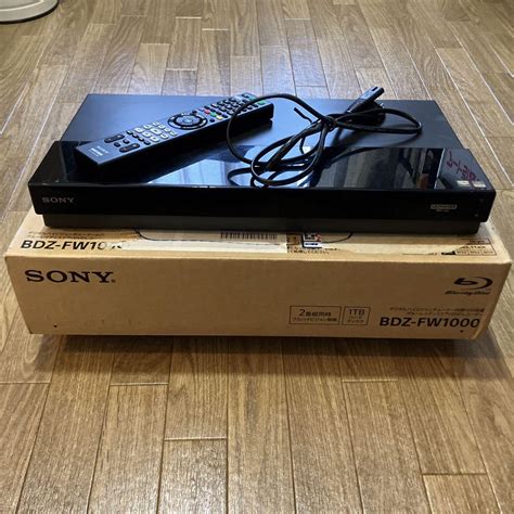 【ジャンク品】sony ブルーレイレコーダー 1tb Bdz Fw1000 メルカリ