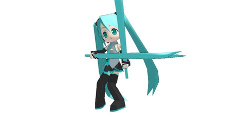 Mmd Low Poly Miku By Hajaribrahim23 On Deviantart