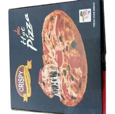 Paper Corrugated Printed Pizza Packaging Box 3 Ply Size 9x9x14 At