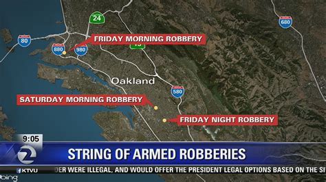 Police Investigating String Of Armed Robberies In Oakland