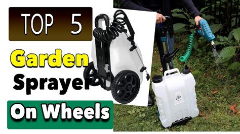 Best Battery Powered Garden Sprayer On Wheels Youtube