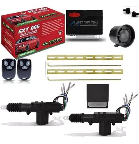 Kit Trava El Trica Portas C Alarme Carro Sistec Sxt