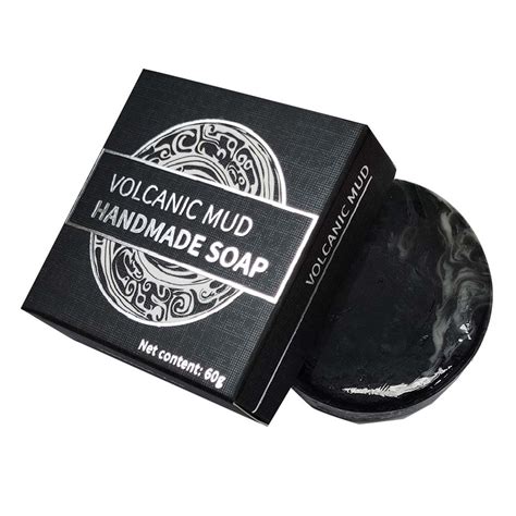 Linjieee Volcanic Mud Facial Soap Natural Volcanic Mud Cleansing Shower