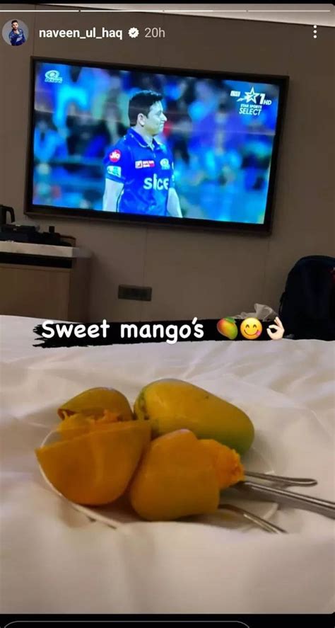 The Competition Is Day After Naveen Ul Haq S Mango Instagram