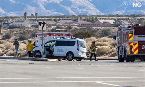 Driver Airlifted After Head On Crash Wednesday Morning In Hesperia