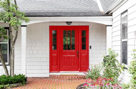 Top 8 Front Door Colors for White Houses | Fixr