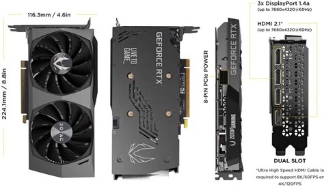 Zotac Gaming Geforce Rtx 3060 Twin Edge Oc Edition Ver 2 Graphics Card 12gb Gddr6 Gpu Sweetloot