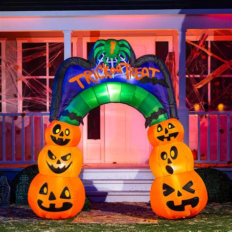 Joiedomi 7ft Tall Halloween Inflatable Archway Pumpkin Arch With Built