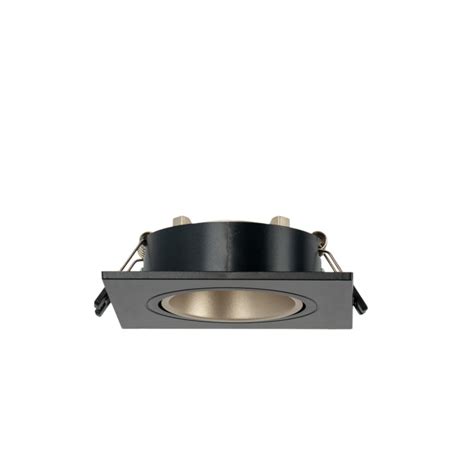 Aro De Downlight Quadrado Basculante Para L Mpada Gu Mr Low Ugr