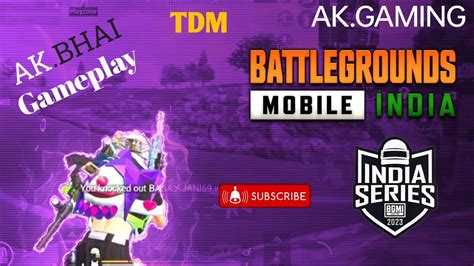 BGMI TDM GAMEPLAY MASTER OF TDM IS BACK BGMI GAMEPLAY YouTube