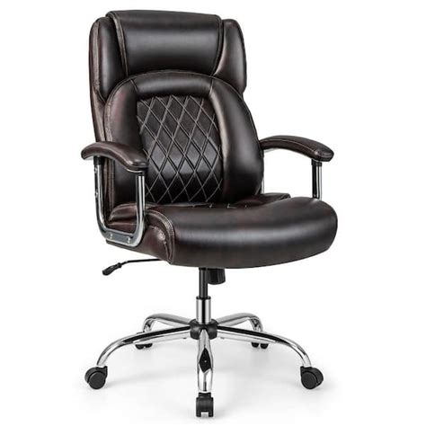 Reviews For Gymax 500lbs Faux Leather High Back Office Chair Big And