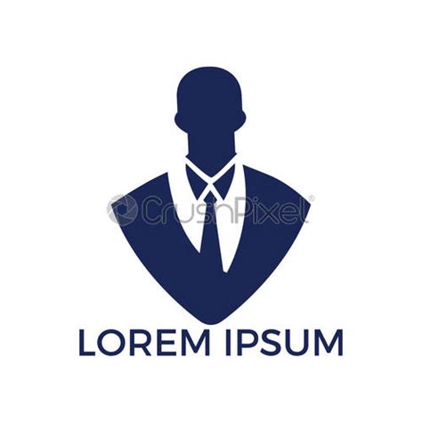 Leadership And Recruitment Agency Vector Logo Design Businessman Logo