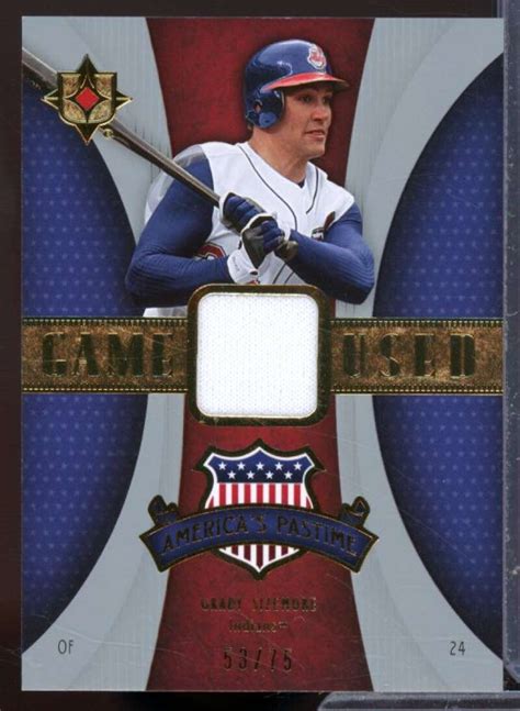 Grady Sizemore Card Ultimate Collection America S Pastime