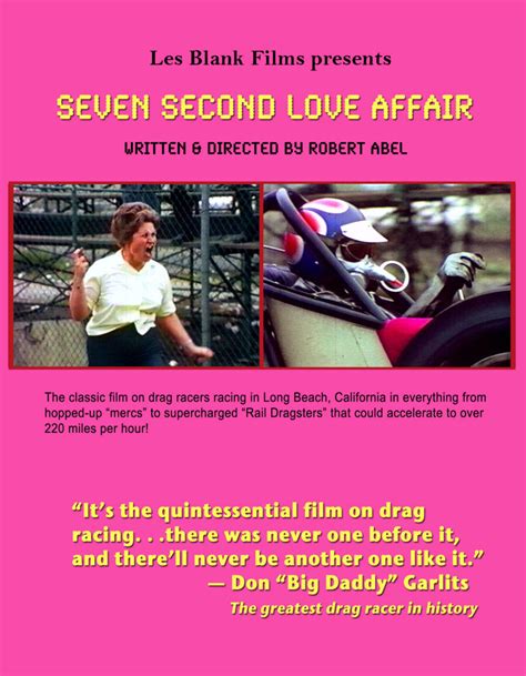 Seven Second Love Affair DVD (1965) - Les Blank Films