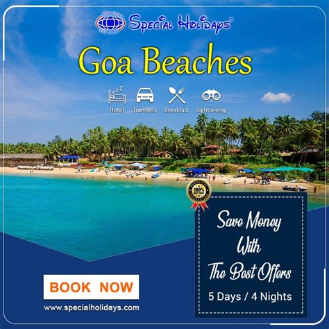 Goa Tour Packages | Holiday travel, Online travel agency, Travel activities