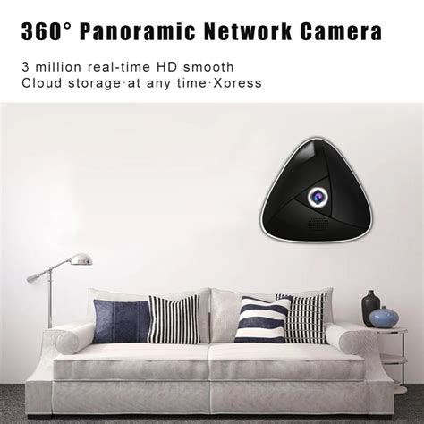 360 Degree Home Security Wireless CCTV Camera Wireless Panoramic Mini IP Camera 3.0MP Video ...