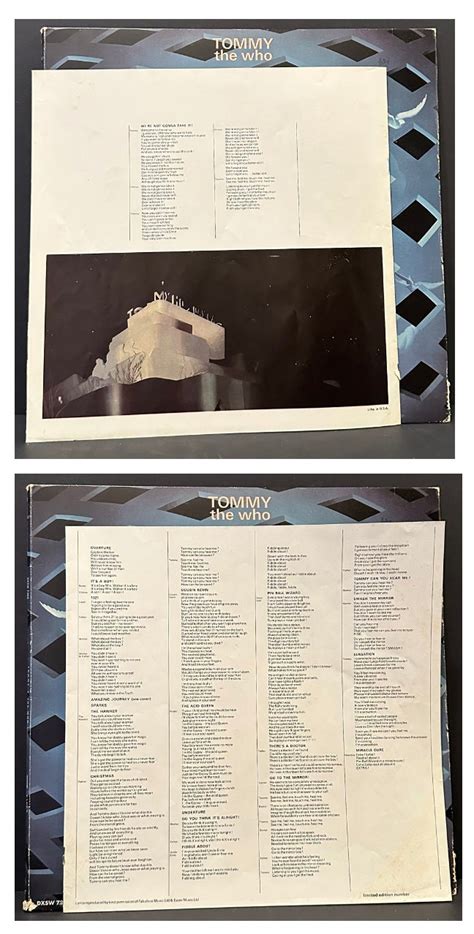 The Who Tommy 2-album Set Vinyl LP Vintage 1969 - Etsy