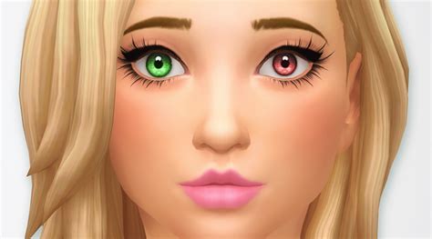 Sims 4 Heterochromia Skin Detail Maxis Match Retlibrary