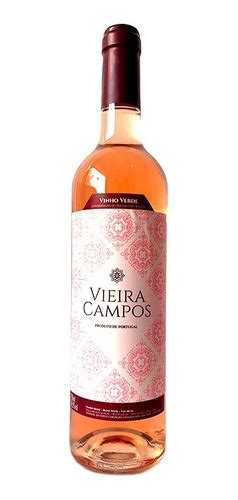 Vinho Português Rose Verde Vieira Campos 750ml Frete grátis