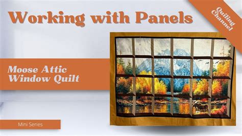 Diy Attic Window Quilt Tutorial With Panel Easy And Gorgeous Quilting Project ~ Sewing