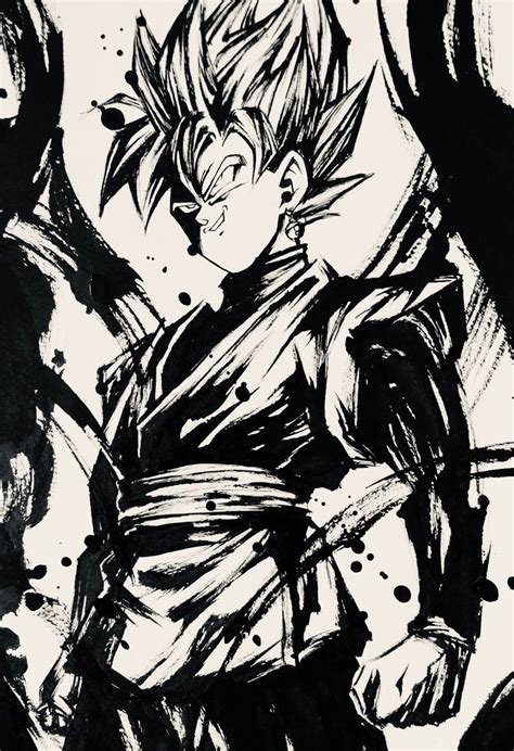 Pin De Son Goku サレ En Dragon Ball Ink Style Arts ️♠️ Dibujos