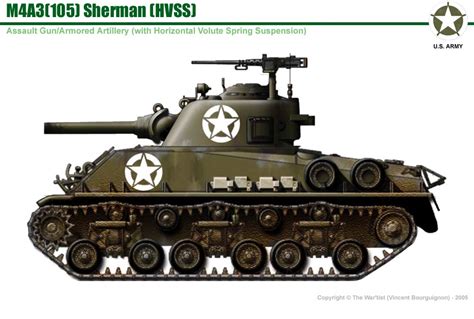 M4A3 105 Sherman HVSS