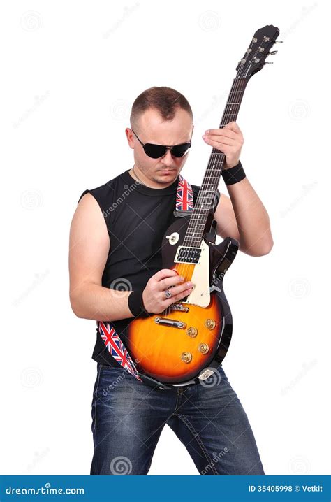 Rock Musician Stock Photo Image Of Male Concert Portrait 35405998