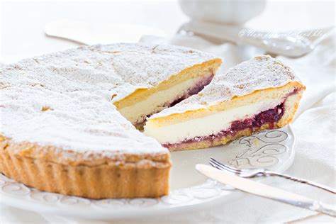 Crostata Romana Con Ricotta E Visciole Tradizione Giudaico Romanesca