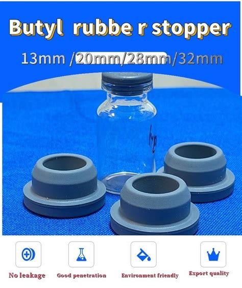 28mm 32mm Butyl Rubber Stoppers Lyophilization Vial Medicine Stopper