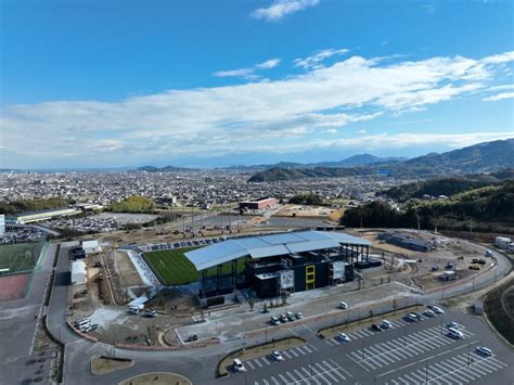 里山スタジアムの様子 ｜ お知らせ ｜ アシックス里山スタジアム｜asics Satoyama Stadium （fc今治新スタジアム）