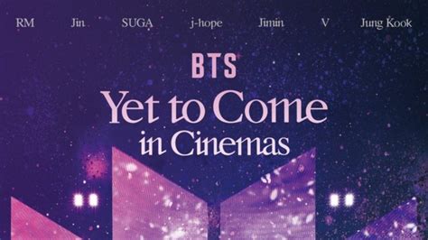 Esta Es La Fecha De Estreno De Bts Yet To Come In Cinemas En Chile