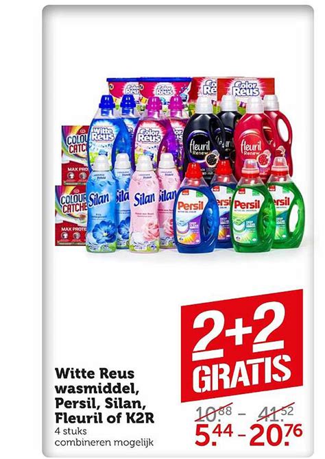 Witte Reus Wasmiddel Persil Silan Fleuril Of K R Gratis