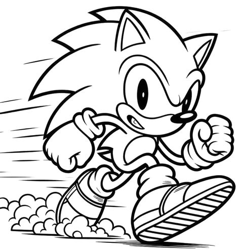 Sonic The Hedgehog Coloring Pages Free Coloring Sheets