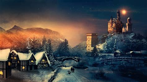 Christmas Winter Hd Wallpaper R Amazingwallpaper Winter Wallpaper