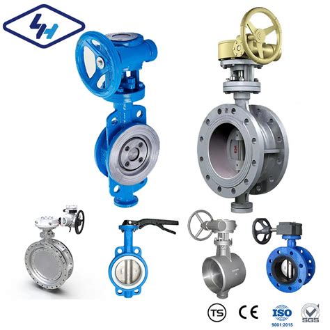 Gb Ansi Jis Din Butterfly Valve Hard Soft Seal Flange Wafer Weld Lug