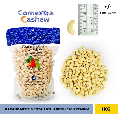 Promo Kacang Mede Mentah 1 Kg Utuh Putih 320 Premium Cashew Mente