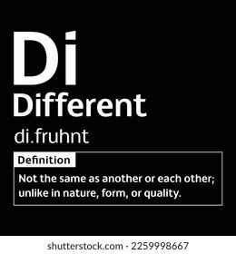 Different English Word Definition Digital Print Stock Vector (Royalty Free) 2259998667 ...