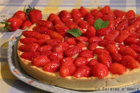 Strawberry Tart With Pastry Cream Recipe La Cuisine D Annie French