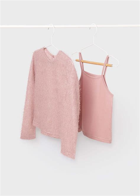 Camisola Fantasia Top Interior Rapariga Nude Mayoral