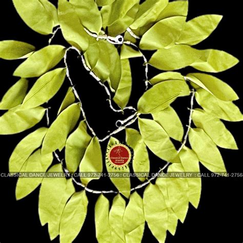 Mango Silk Leaf Thoranam Garland | Home Puja Decor | Weddings | 6 Feet – Classical Dance Jewelry