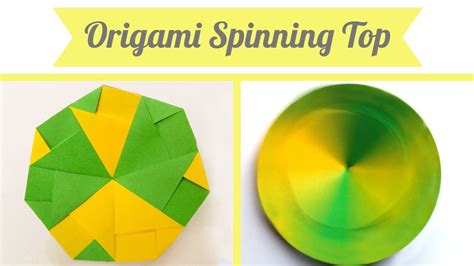 Origami Spinning Top Easy Origami Modular Spinning Top Paper