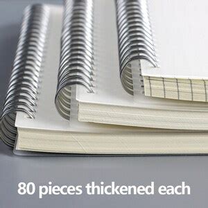 Spiral Book Coil Notebook Sketchbook For School Supplies Stationery To