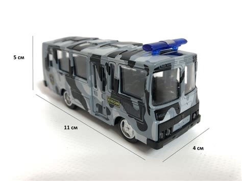 Машина металлическая инерционная Play Smart ПАЗ Омон 1:52 - купить с ...