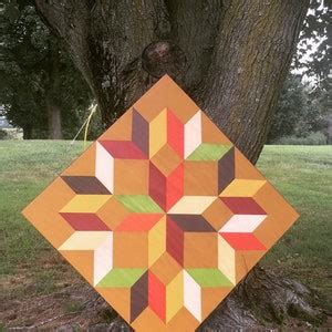 Carpenters Wheel Barn Quilt Garden Decoration Choose Your Own Colors