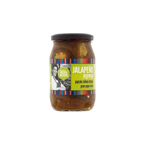 Jalapeno Zielone Krojone 340g Casa De Mexico