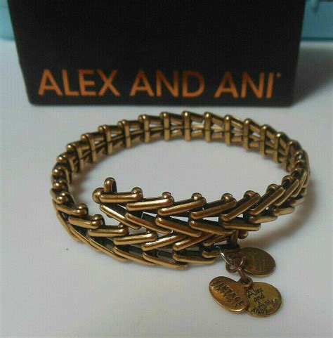 Alex And Ani Vintage Sixty Six Gypsy Wrap Bracelet Gem