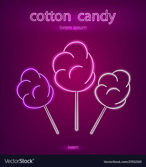 Glow In The Dark Cotton Candy