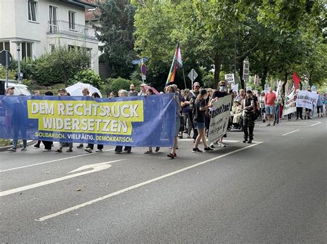 Kundgebung Und Demonstration Begleiten AfD Landesparteitag In Magdeburg